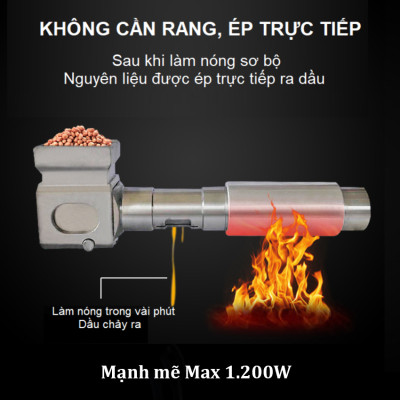 Máy ép dầu thực vật nóng và lạnh dùng trong gia đình thương hiệu Anh Quốc cao cấp AOSIDA A250 - Hàng Nhập Khẩu