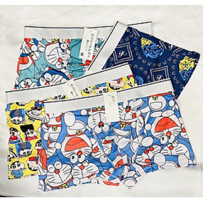 QUẦN SỊP ĐÙI DORAEMON TỪ 30-85KG THUN LẠNH DÀNH CHO NAM