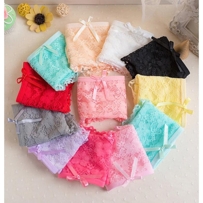 Quần Lót Nữ Lưới Kết Hợp Ren Thoáng Khí Sexy Trong Suốt (WL51)