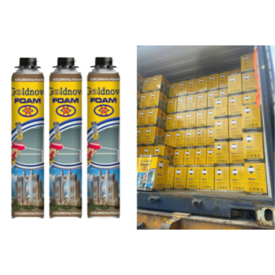 Keo Bọt (FOAM) Goldnova- 5 Hộp; Hộp =12 Lon/750ml