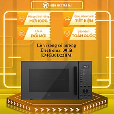 Lò vi sóng có nướng Electrolux EMG30D22BM 30L - Hàng chính hãng - Chỉ giao HCM