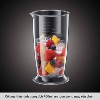 MÁY XAY SINH TỐ CẦM TAY RUSSELL HOBBS DESIRE 24690-56, 500W Hàng chính hãng