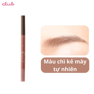 Chì Kẻ Mày Màu Nâu Tự Nhiên 3 In 1 Club Suppin Nhật Bản