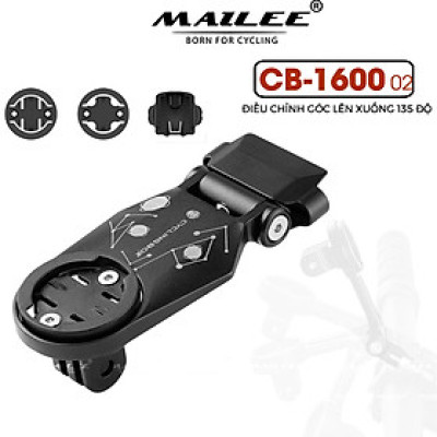 Giá đỡ đồng hồ đa chức năng mở rộng điều chỉnh góc lên xuống 135 độ CyclingBox CB-1600  cho xe đạp địa hình bằng hợp kim nhôm kéo dài tay lái xe đạp - Mai Lee 