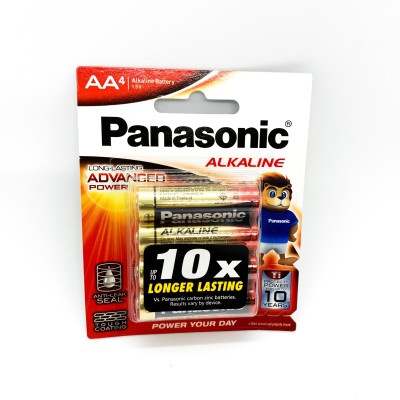 Vỉ 4 Viên Pin AA Panasonic ( Pin Tiểu ) LR6T/4B - Made In ThaiLand ( Hàng Chính Hãng )