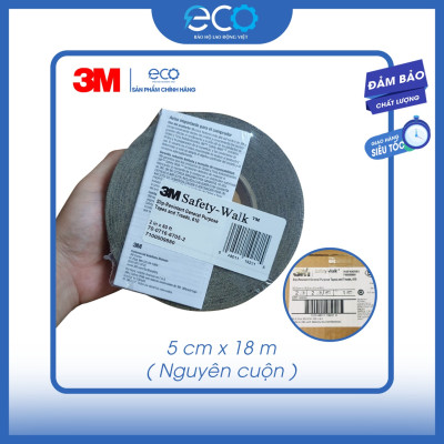 Băng keo chống trơn trượt 3M Safety walk 610 (màu đen) kích thước 1,3,6,9 mét và nguyên cuộc 18 mét