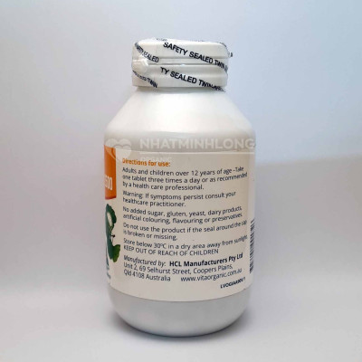 Tăng cường tuần hoàn não, cải thiện trí nhớ và khả năng tập trung Vita Organic Ginkgo Biloba 2500