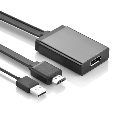 Ugreen UG40238MM107TK 50CM màu Đen Bộ chuyển đổi HDMI sang DisplayPort hỗ trợ phân giải 4K - HÀNG CHÍNH HÃNG