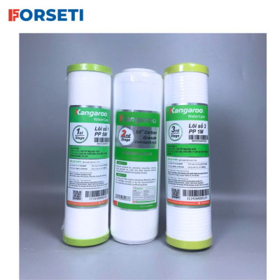 Bộ 9 lõi lọc Hydrogen + Kangaroo KG100HA (123, RO 50GPD, Fir+, Orph+, Hyph+, Mineral+, Nano Carbon+) - Hàng chính hãng