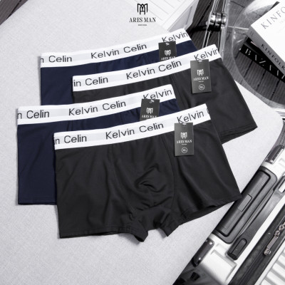  Quần boxer nam, quần lót nam thun lanh KELVIN 2.0 kháng khuẩn co giãn 4 chiều thấm hút mồ hôi phong cách nam tính - 