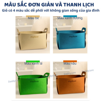 Túi gấp gọn đang năng Mideer đựng quần áo , đồ chơi Toy Storage Bag