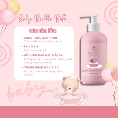 Sữa Tắm Bồn Tạo Bọt Dành Cho Bé Dr