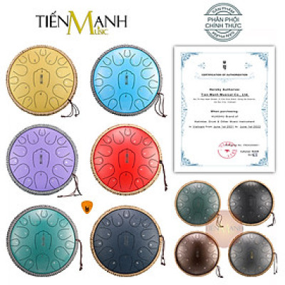 Trống Tank Huashu 15 Tone THL15 14inch (Trống Không Linh Lưỡi Thép Steel Tongue) Hàng Chính Hãng - Kèm Móng Gẩy DreamMaker