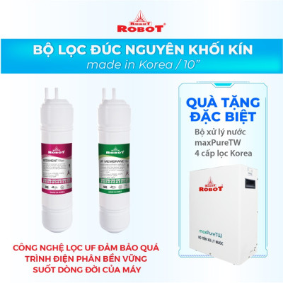 Máy Lọc Nước Điện Giải Ion Kiềm ROBOT IonSmart 510 Nóng Thông Minh Tạo 10 Loại Nước Sử Dụng - Hàng Chính Hãng