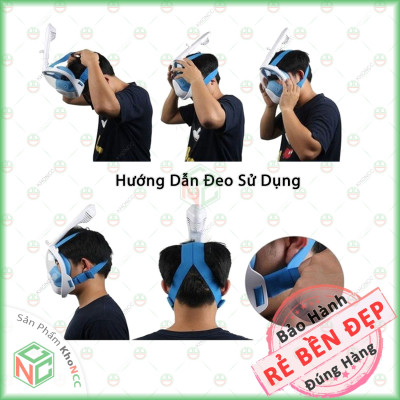 (Khám Phá) Mặt Nạ Lặn Cao Cấp KhoNCC Hàng Chính Hãng - Chống Sương Mù - Nhìn Bao Quát 180 độ Cho Trải Nghiệm Tuyệt Vời - KLM-MNLCC