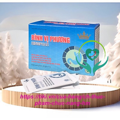 Bình vị phương Kingphar , hộp 20 gói x 4 gam, hỗ trợ giảm các biểu hiện viêm loét dạ dày