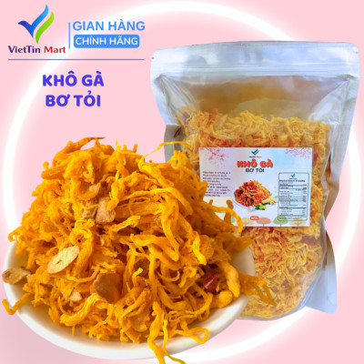 Combo Khô gà Lá Chanh Viettin Mart 500g + Khô Gà Bơ Tỏi Viettin Mart 500g