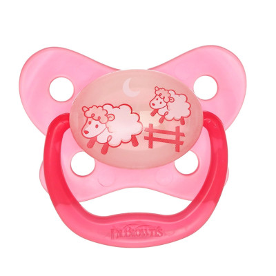 [ PV11007 ] Ty ngậm đơn phát sáng dạ quang Prevent chỉnh nha, chống vẩu Dr.Brown