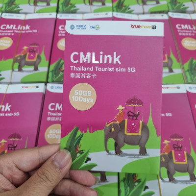 { Lắp Là Dùng } Sim 5G Thái Lan 10 Ngày 50GB Và 100 Phút Gọi Thái Lan - Mẫu ngẫu nhiên