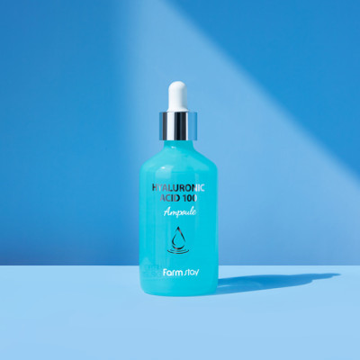Tinh chất Hyaluronic Acid 100 cấp nước da căng bóng _ Farmstay Hyaluronic Acid 100 Ampoule