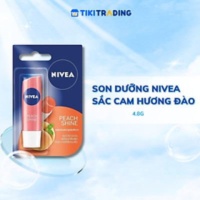 Son Dưỡng NIVEA Peach Shine Sắc Cam Hương Đào (4.8 g) - 85031