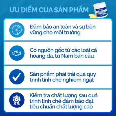 Thực phẩm chức năng Goodhealth Omega 3 Fish Oil 1000mg (150 Viên) - Nhập khẩu New Zealand
