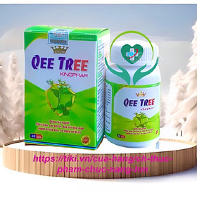 ￼Qee tree Kingphar  ( Lọ 40 viên) - Hỗ trợ làm giảm triệu chứng bệnh trĩ: chảy máu, đau rát, ngứa rát, sa búi trĩ.