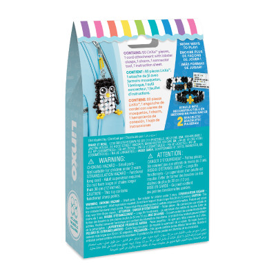 Đồ Chơi Bộ Làm Vòng Tay Tình Bạn Và Thú Cưng LinXo Chim Cánh Cụt MAKE IT REAL 6101MIR/BLK