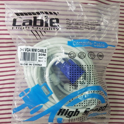 Cáp VGA - cáp nối máy tính với màn hình, máy chiếu từ 3 mét đến 30 mét - Hàng chính hãng