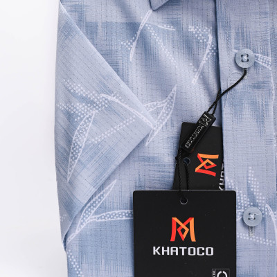 Áo sơ mi Khatoco tay ngắn