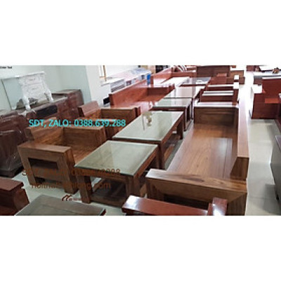 Bộ bàn ghế phòng khách gỗ hương