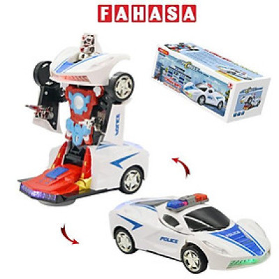 Đồ Chơi Robot Biến Hình Xe Cảnh Sát - Siêu Trình Diễn - Cresta DK81400
