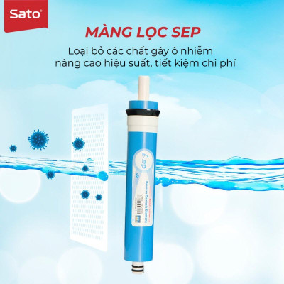 Máy lọc nước Sato Neo1 NEo4308T 8 cấp lọc vượt trội, lọc sạch, bổ sung khoáng chất. Kiểu dáng thiết kế đột phá, tinh tế, sang trọng - Miễn phí vận chuyển toàn quốc - Hàng chính hãng