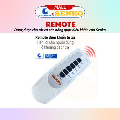 Remote điều khiển dành cho quạt điều khiển Senko - hàng chính hãng