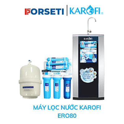 Máy lọc nước Karofi eRO (eRO80) không tủ gồm 8 lõi lọc - Hàng chính hãng