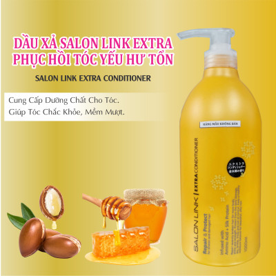 Dầu Xả Phục Hồi Tóc Khô Xơ Chẻ Ngọn Salon Link Extra Conditioner (1000 mL)