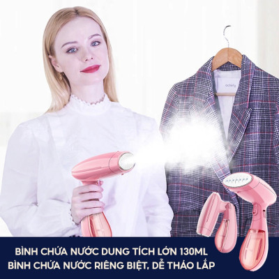 Bàn Ủi Hơi Nước Cầm Tay, Bàn Là Hơi Nước, Gấp Gọn, Tiện Lợi Dễ Mang Theo Khi Đi Du Lịch - Hàng Chính Hãng