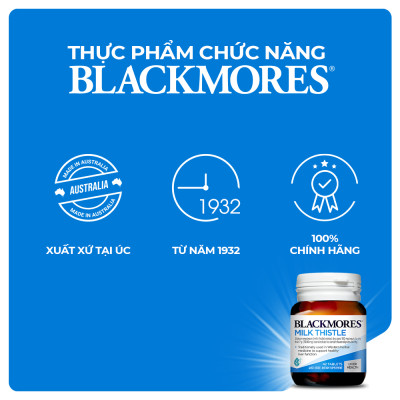 Combo Tinh Dầu Hoa Anh Thảo Hỗ Trợ Cân Bằng Nội Tiết Tố Blackmores Evening Primrose Oil Lọ 190 Viên và Viên Uống Hỗ Trợ Bảo Vệ Và Phục Hồi Tế Bào Gan Blackmores Milk Thistle Lọ 42 Viên