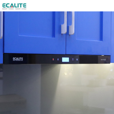 Máy Hút Mùi Âm Tủ H-Series Ecalite EH-AT90LCD -  Kính Đen - Điều Khiển Cảm Ứng 3 Tốc Độ - Màn Hình LCD Hiện Đại - Hàng Chính Hãng