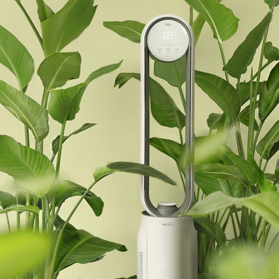 Quạt Không Cánh Xiaomi Keheal A4 Pro Bản Tiếng Việt Diệt Khuẩn UV Kiêm Lọc Không Khí - Hàng Nhập Khẩu