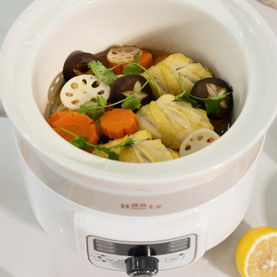 Nồi nấu chậm lòng gốm Hàn Quốc CIM361 dung tích 3L công suất 1000W kho cá, nấu cháo, hầm xương - Hàng chính hãng