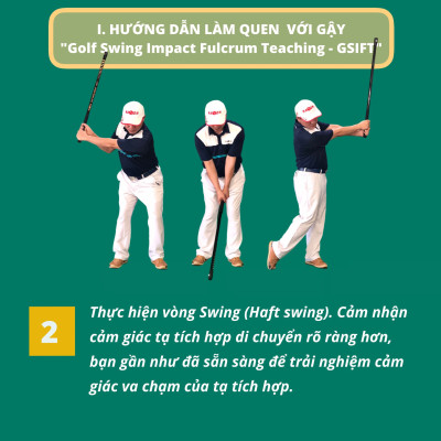 GOLF SWING IMPACT FULCRUM TEACHING (Gậy tập luyện điểm tựa impact) - Phiên bản Chuyên nghiệp
