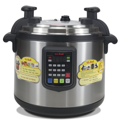 Nồi áp suất Gali GL-1626, dung tích 17lít, Sử dụng hoàn hảo cho các nhà hàng, quán ăn, trường học, hàng chính hãng 100%, bảo hành 24 tháng Gali