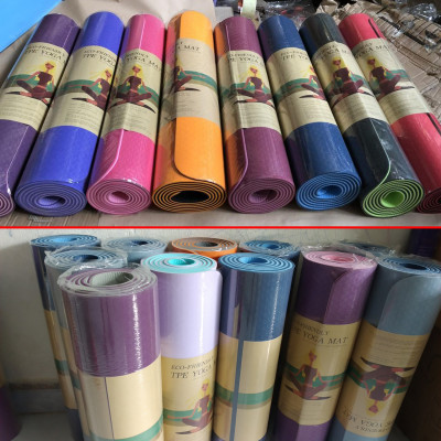 Thảm Yoga TPE 2 Lớp Siêu Dày 10mm (±0.5mm)  - Thảm Tập Yoga Định Tuyến TPE 2 Lớp Siêu Siêu Dày 10mm (±0.5mm) Chính Hãng miDoctor – Tặng Bao Đựng Thảm + Dây Buộc Thảm Tập Yoga