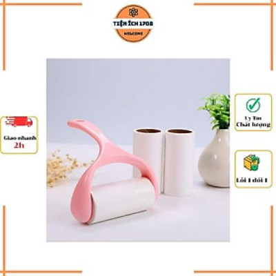 Cây Lăn Bụi Quần Áo, Ghế Sofa - Tặng Kèm 2 lõi lăn