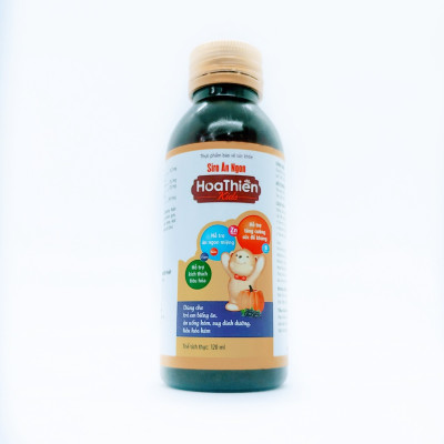 Siro ăn ngon Hoa Thiên Kids hổ trợ hệ tiêu hóa giúp bé ăn ngon và phát triển tốt chai 120ml