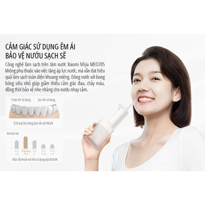Tăm Nước Vệ Sinh Răng Miệng Xiaomi MEO705 Mijia Gen 2 - Hàng nhập khẩu