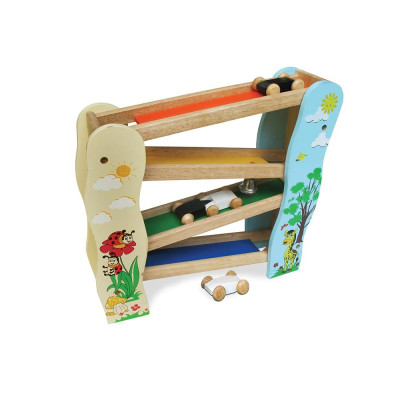 Đồ chơi gỗ: Trò chơi trượt xe - Winwintoys 63092 - Phát triển trí tò mò và khám phá cho bé