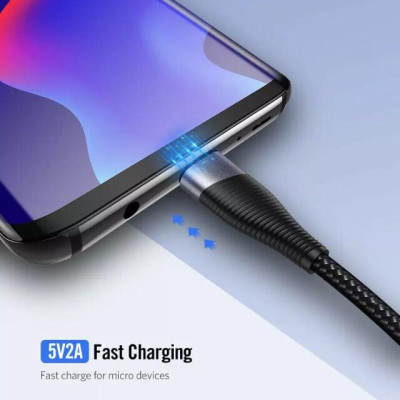 Ugreen UG50873ED017TK 1M màu Xám Cáp sạc truyền dữ liệu USB 2.0 sang MICRO USB đầu mạ thiếc - HÀNG CHÍNH HÃNG