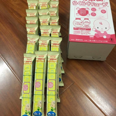 Sữa Meiji Số 0 Dạng Thanh Cho Trẻ Từ 0 Đến 12 Tháng Tuổi nội địa Nhật Bản (48 thanh) 